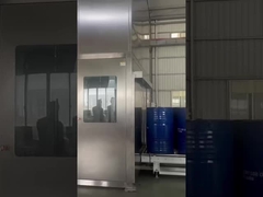 Máquina automática de llenado de palets con lanzas de llenado múltiples