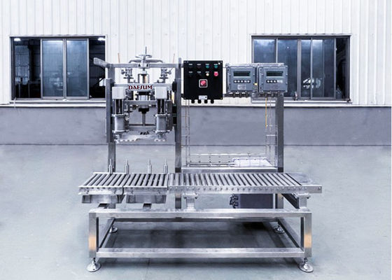 20/25/40L Máquina de llenado de líquido químico a prueba de ex semi-automático